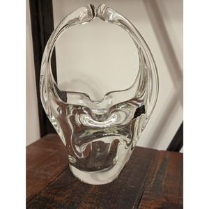 Vintage Toscany Hand Blown Glass Baskett
